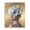 Stupell Industries Flower Lady on Gold Framed Giclee Wall Art Design by Svetlana Aleynikova